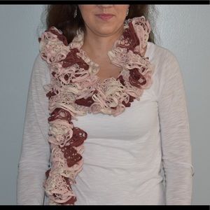 Handmade Ruffled Scarf